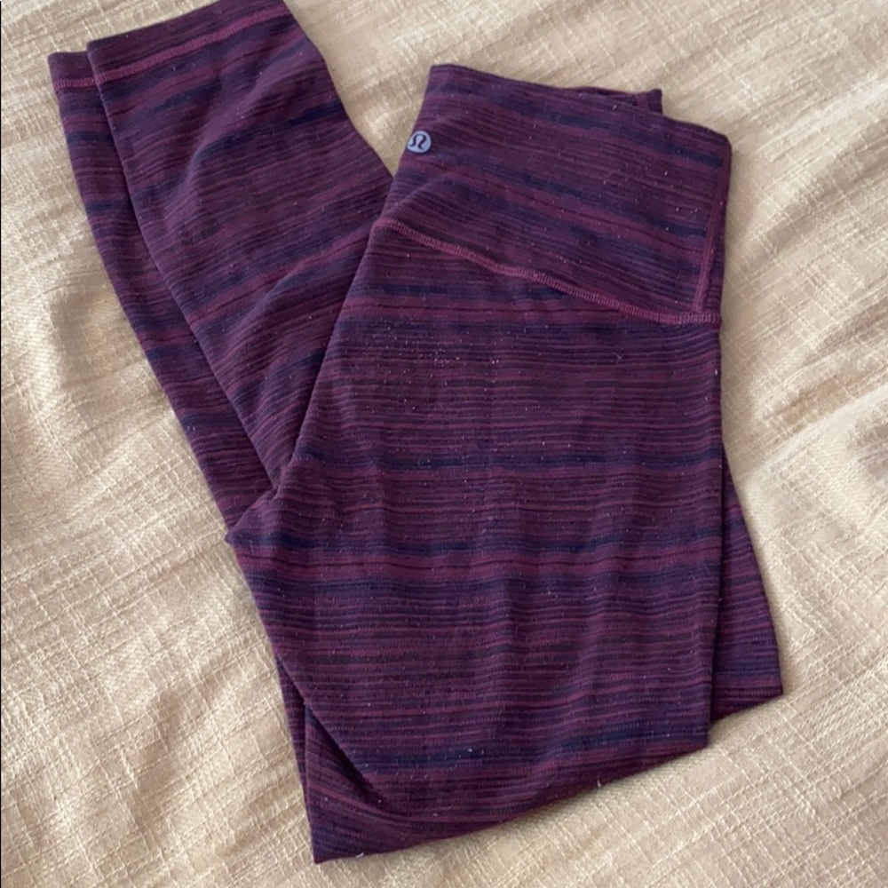Lululemon Purple Space Dye Wunder Unders